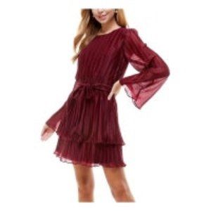 Maroon Dress City Studios Size XXS